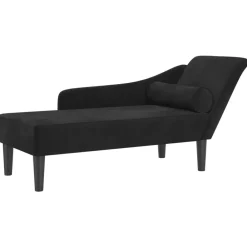 Chaise longue met kussens fluweel>vidaXL Online