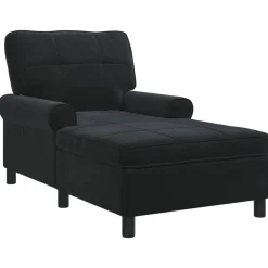 Chaise Lounge met kussen 91 x 157 x 91 cm Fluweel>vidaXL Clearance
