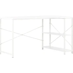 Kantoormeubelen*vidaXL Computerbureau 120x72x70 cm Wit