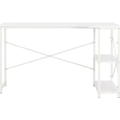 Kantoormeubelen*vidaXL Computerbureau 120x72x70 cm Wit