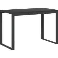Kantoormeubelen*vidaXL Computerbureau 110x60x73 cm spaanplaat Zwart