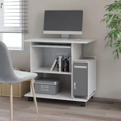 Computerbureau 80x50x75 cm bewerkt hout>vidaXL Discount