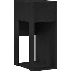 Kantoormeubelen*vidaXL Computertorenstandaard met lade 30x44x74 cm Zwart