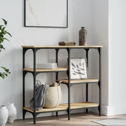 Consoletafel 80x29x75 cm Bewerkt Hout>vidaXL Best