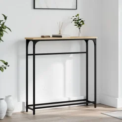 Consoletafel 75x19,5x75 cm Bewerkt Hout>vidaXL Discount