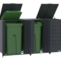 Containerberging 3 containers 207x79x117 cm staal>vidaXL Outlet