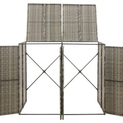 Containerberging dubbel 140x80x117 cm poly rattan><noscript><img width=