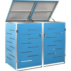 Containerberging dubbel 138x77,5x112,5 cm roestvrij staal><noscript><img width=