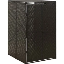 Containerberging enkel 70x80x117 cm poly rattan>vidaXL Outlet