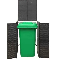 Containerberging enkel 70x80x117 cm poly rattan>vidaXL Outlet