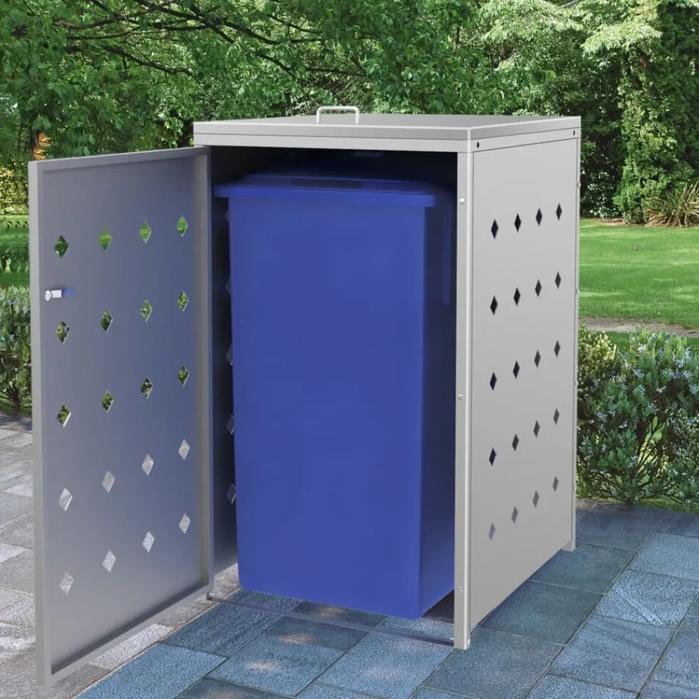 Huishoudelijke Benodigdheden*vidaXL Containerberging enkel 240 L roestvrij staal