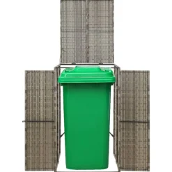 Containerberging enkel 70x80x117 cm poly rattan>vidaXL Best
