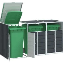 Containerberging voor 3 containers 216x81x115cm staal>vidaXL Best