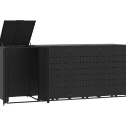 Containerberging voor 4 containers 276x79x117 cm staal>vidaXL Outlet