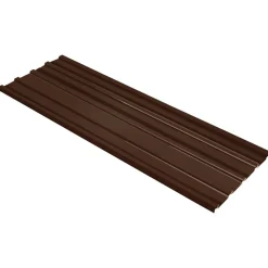 Bouwmaterialen*vidaXL Dakpaneel 12 pcs 129 x 45 cm Gegalvaniseerd staal Bruin