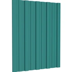 Bouwmaterialen*vidaXL Dakpaneel 12 pcs 60 x 45 cm Gegalvaniseerd staal Groen