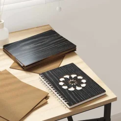 Kunst & Entertainment*vidaXL Decorpanelen 12 pcs 21 x 30 x 0,27 cm Bewerkt hout Zwart eiken