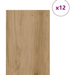 Kunst & Entertainment*vidaXL Decorpanelen 12 pcs Artisan Eiken 40 x 60 x 0.27 cm artisanaal eikenkleurig