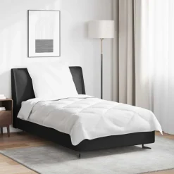 Dekbed met kussen 2 pcs Wit Microvezel>vidaXL New