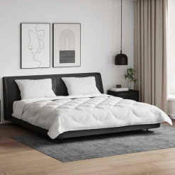 Dekbed met kussen 3 pcs Wit Microfibre>vidaXL Hot
