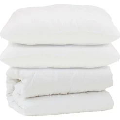 Dekbed met kussen 3 pcs Wit Microfibre>vidaXL Sale