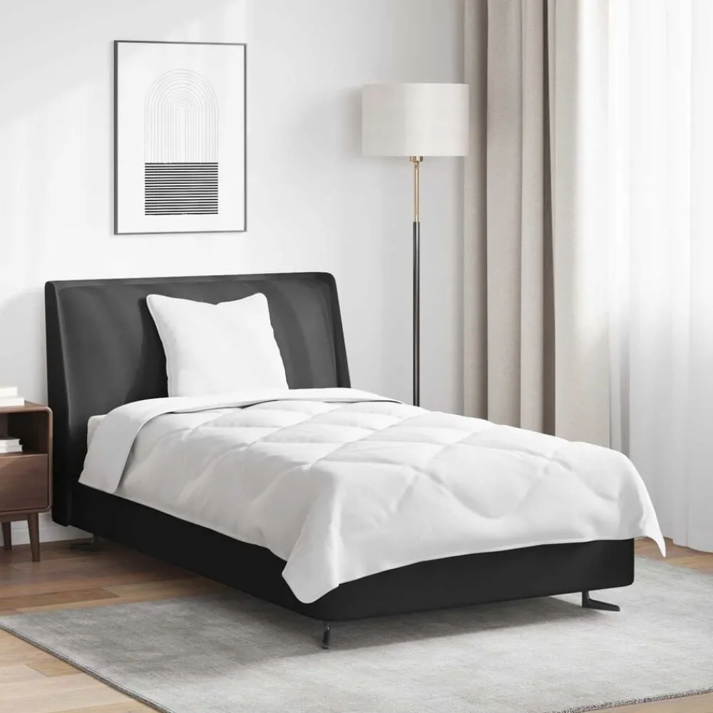 Dekbed met kussen 2 pcs Wit Microvezel>vidaXL Best