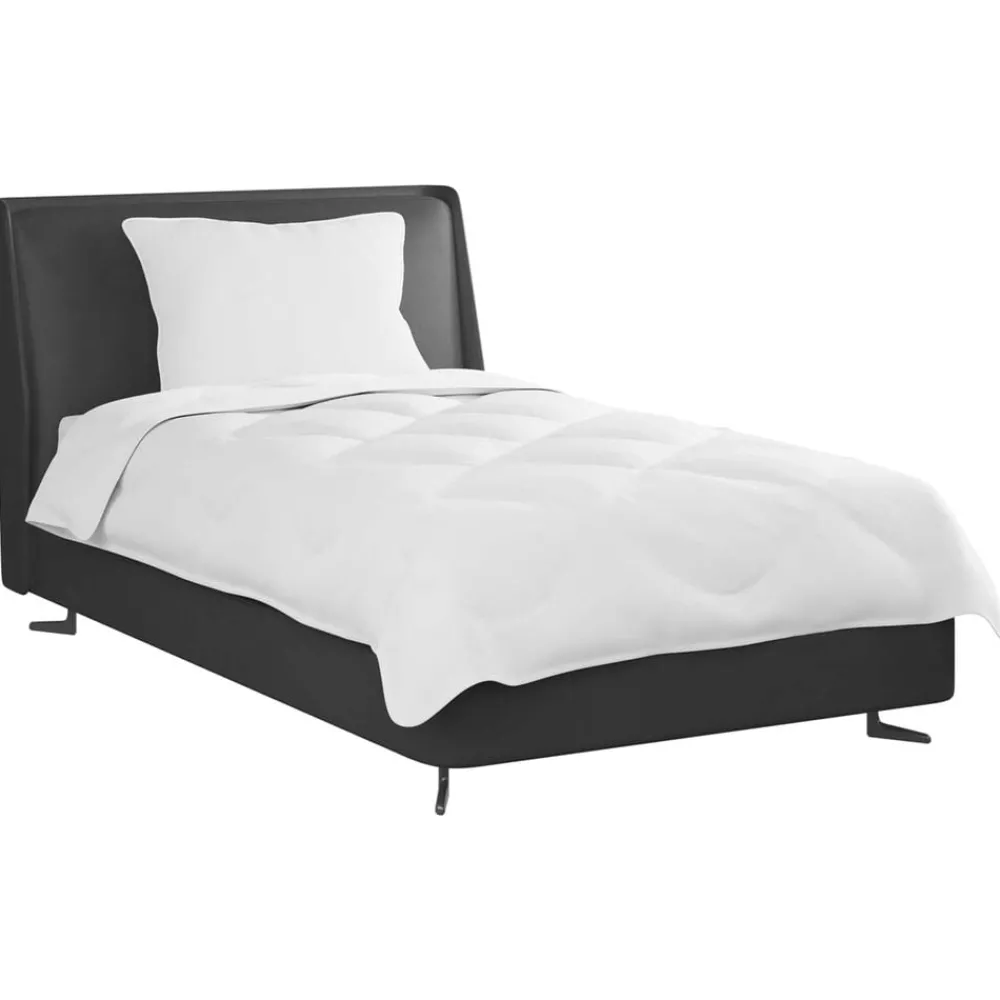 Dekbed met kussen 2 pcs Wit Microvezel>vidaXL Clearance