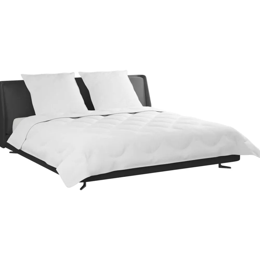Dekbed met kussen 3 pcs Wit Microfibre>vidaXL Outlet