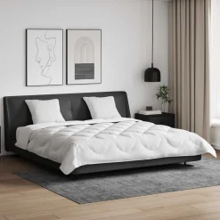 Dekbed met kussen 3 pcs Wit Microfibre>vidaXL Online