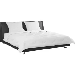 Linnengoed*vidaXL Dekbed met kussen 3 pcs Wit Microfibre