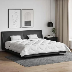 Dekbed met kussen 3 pcs Wit Microfibre>vidaXL Clearance