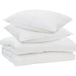 Dekbed met kussen 3 pcs Wit Microfibre>vidaXL New