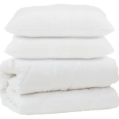 Dekbed met kussen 3 pcs Wit Microfibre>vidaXL Sale