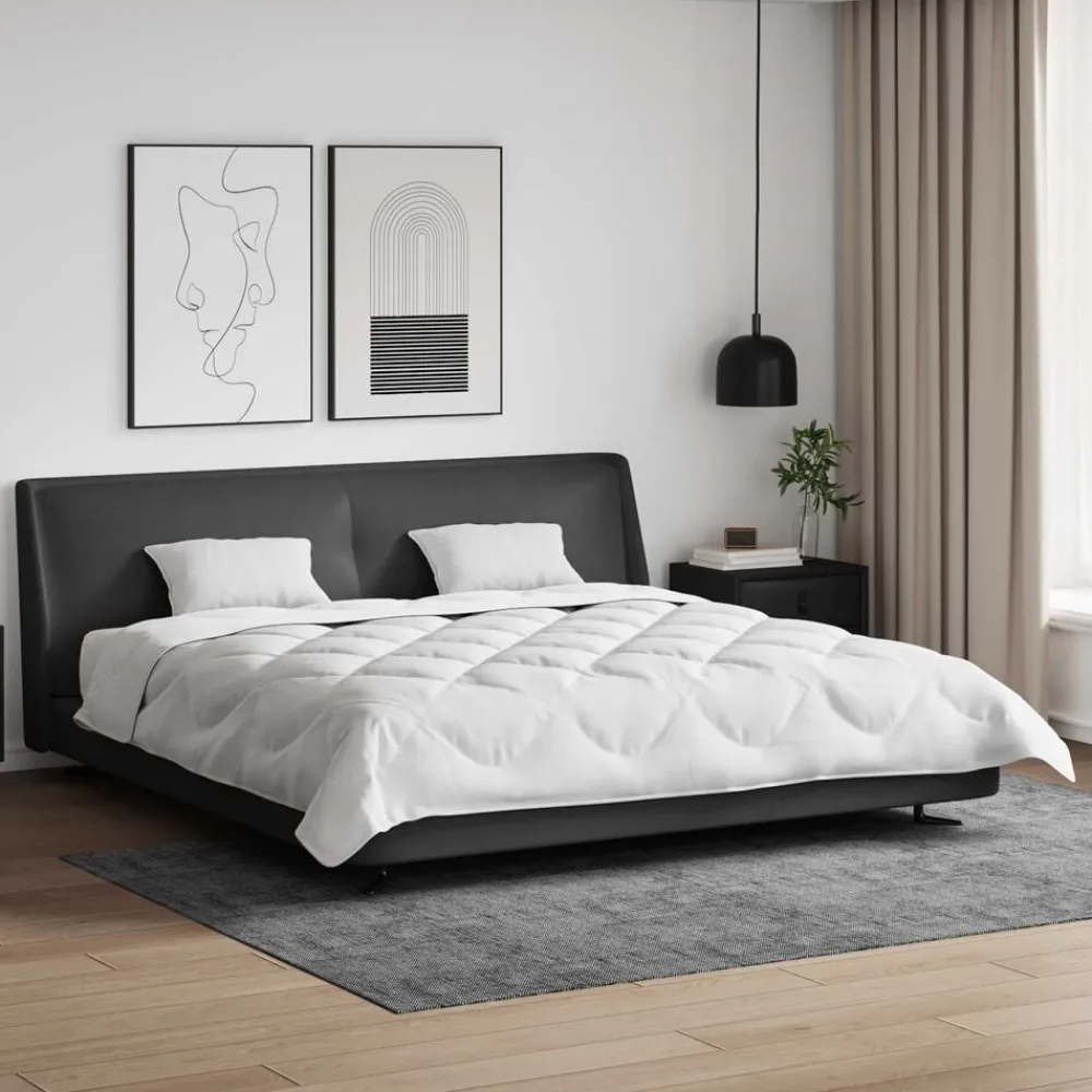 Dekbed met kussen 3 pcs Wit Microfibre>vidaXL Online