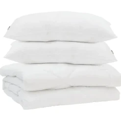 Dekbed met kussen 3 pcs Wit Microfibre>vidaXL Sale