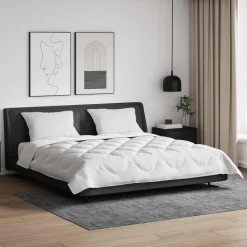 Dekbed met kussen 3 pcs Wit Microfibre>vidaXL New