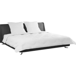 Linnengoed*vidaXL Dekbed met Kussens 3 pcs Wit Microfiber en Dons Feather
