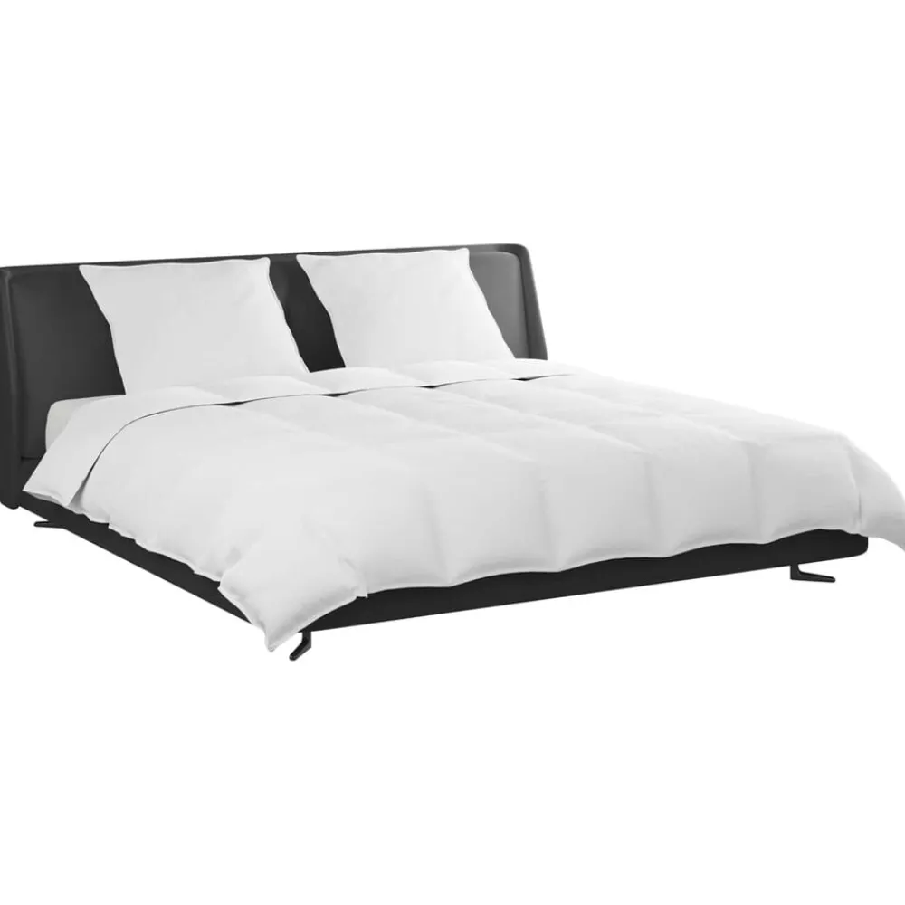 Linnengoed*vidaXL Dekbed Set met kussen 3 pcs Wit Donsveertjes