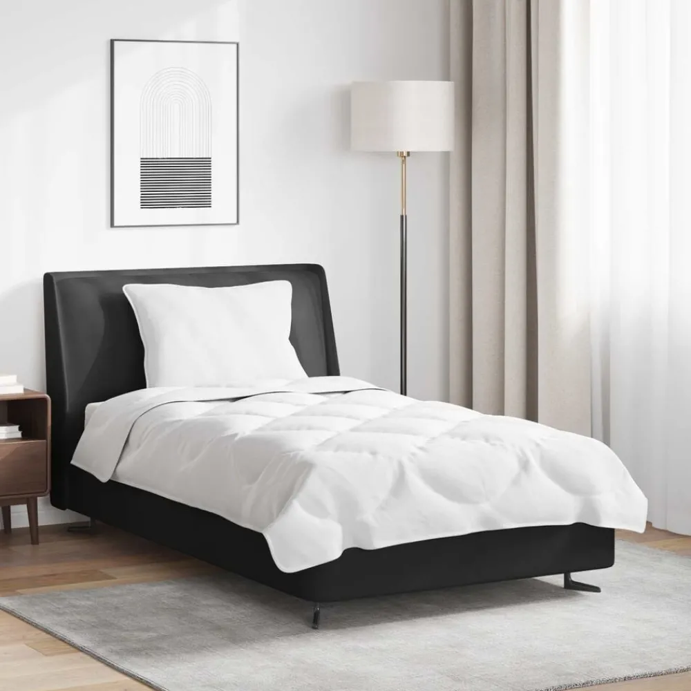 Dekbed Set met kussen 2 pcs Wit Microfibre>vidaXL Online