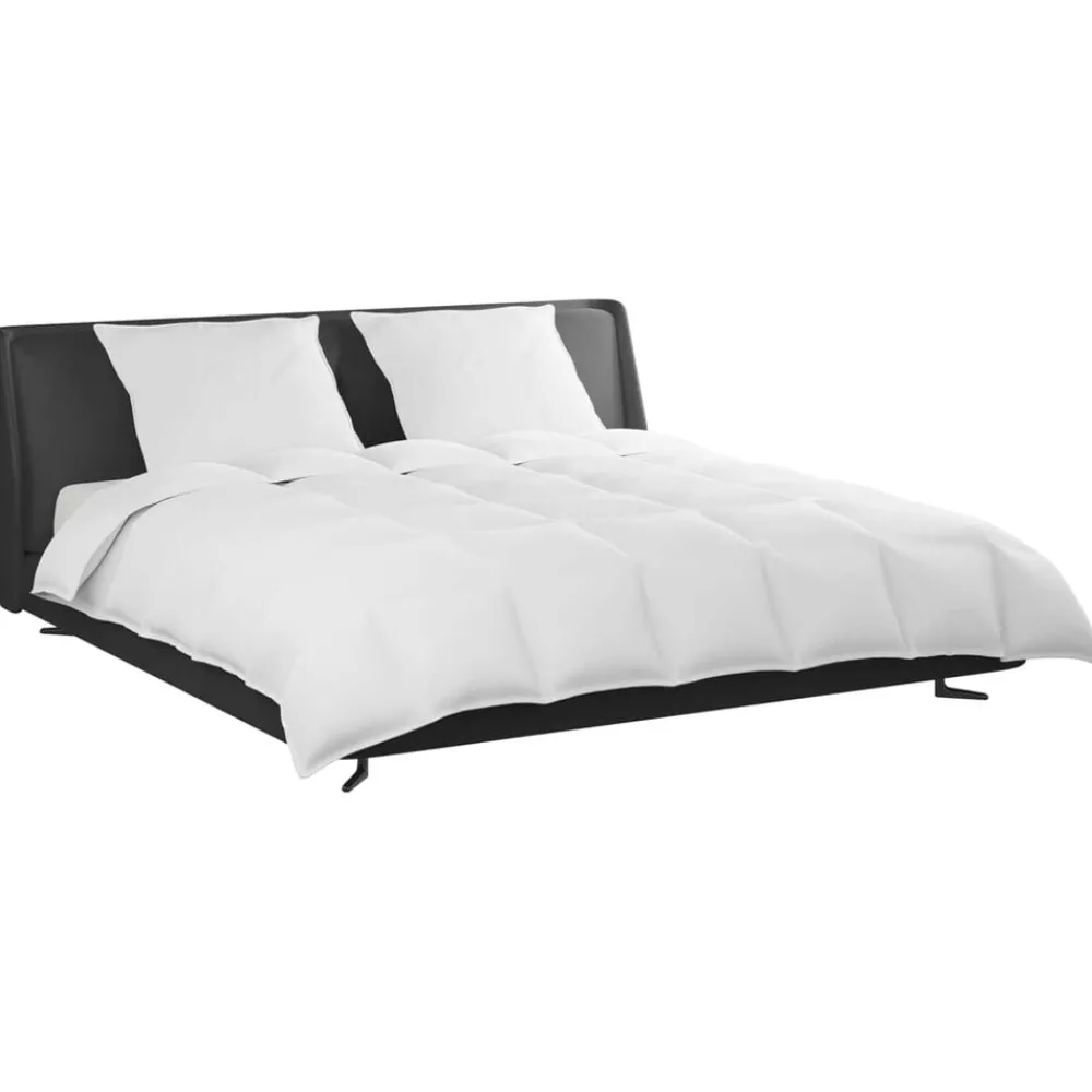 Dekbed Set met kussen 3 pcs Wit Donsveertjes>vidaXL New