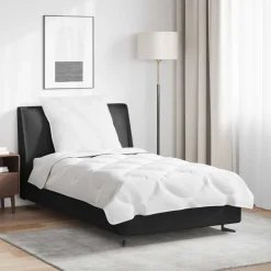 Linnengoed*vidaXL Dekbed Set met kussen 2 pcs Wit Microfibre