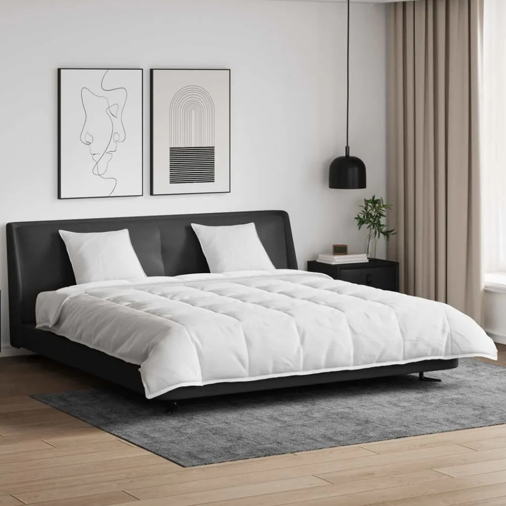 Dekbed Set met kussen 3 pcs Wit Donsveertjes>vidaXL Online