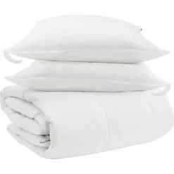 Dekbed Set met kussen 3 pcs Wit Donsveertjes>vidaXL Sale