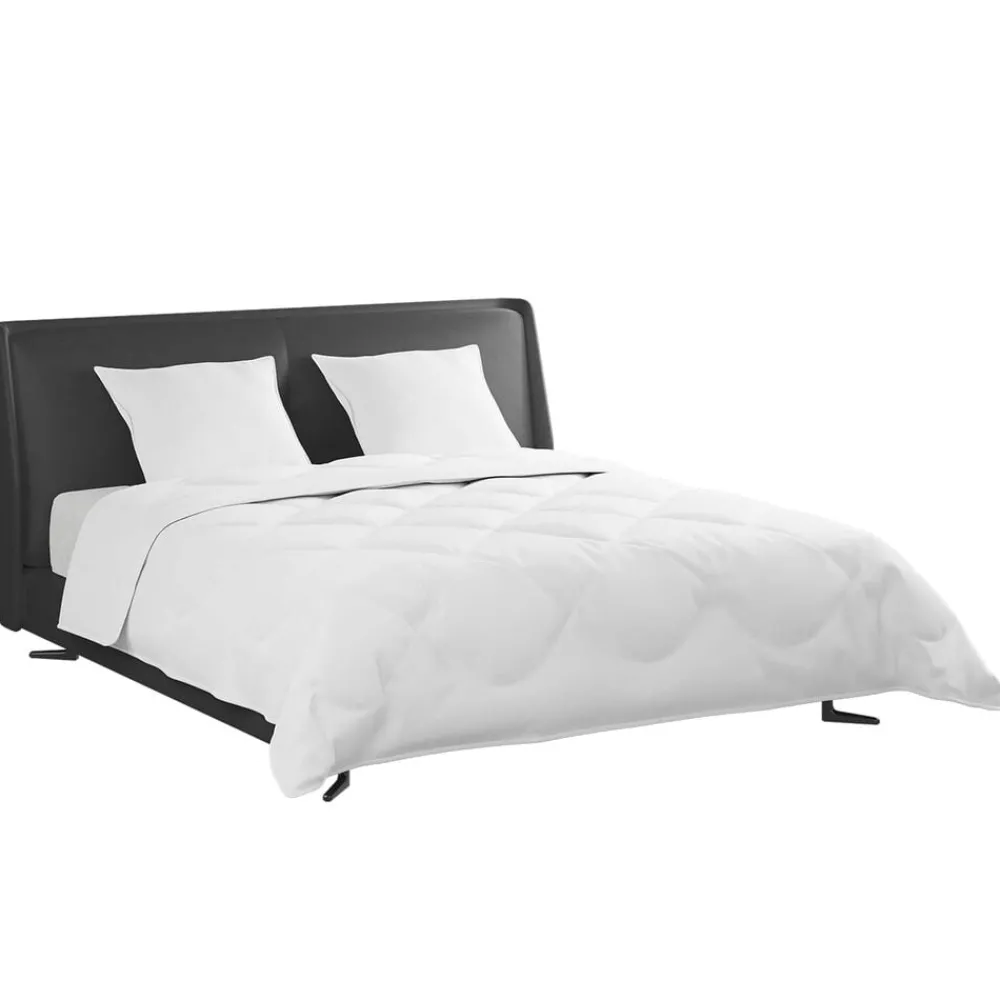 Linnengoed*vidaXL Dekbed Set met kussen 3 pcs Wit Donsveertjes