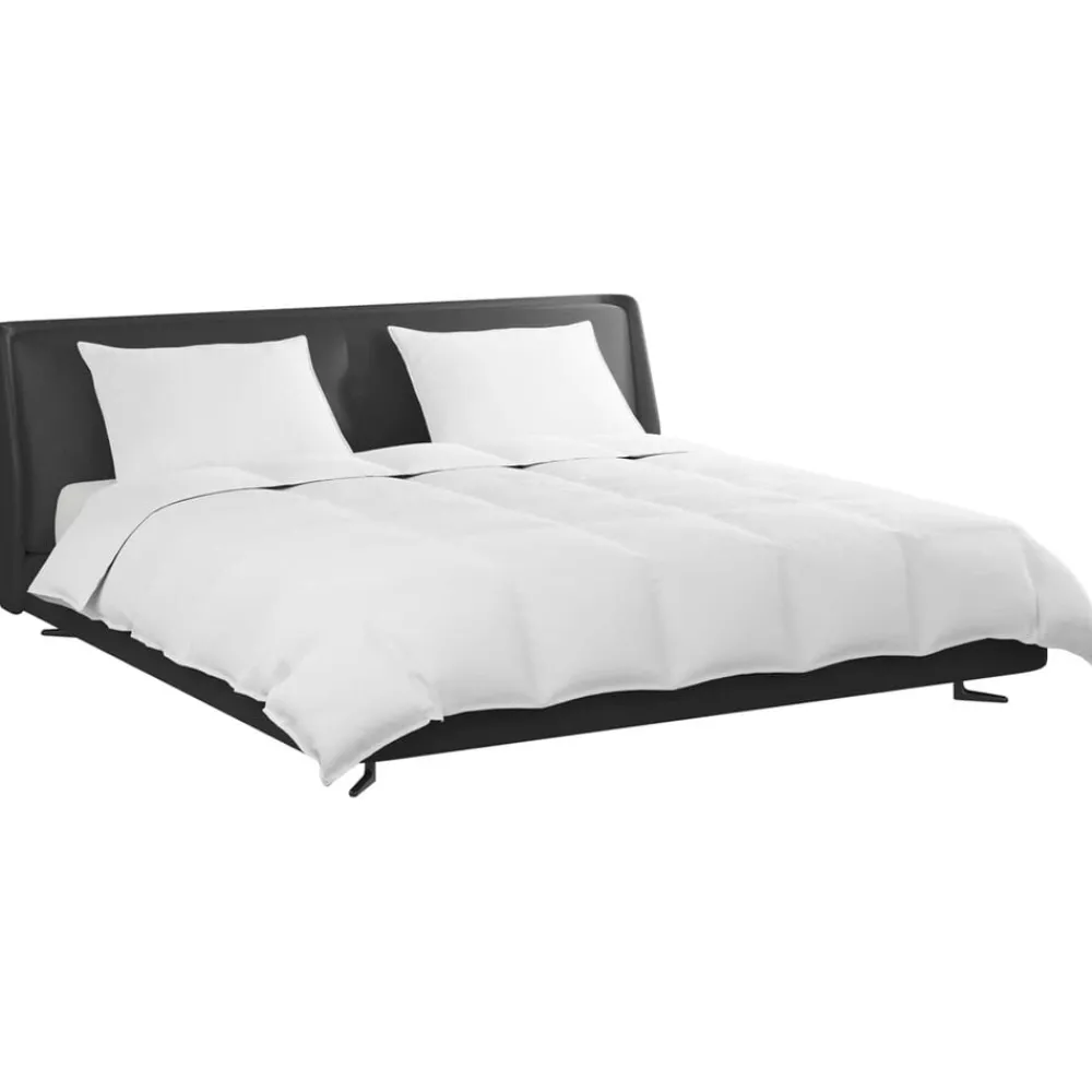Linnengoed*vidaXL Dekbed Set met kussen 3 pcs Wit Donsveertjes