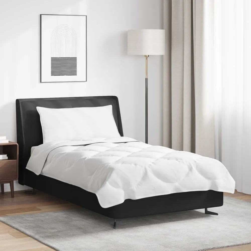 Dekbed Set met kussen 2 pcs Wit Microfibre>vidaXL Online