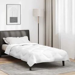 Dekbed Wit 200 x 135 x 4 cm Polyester>vidaXL