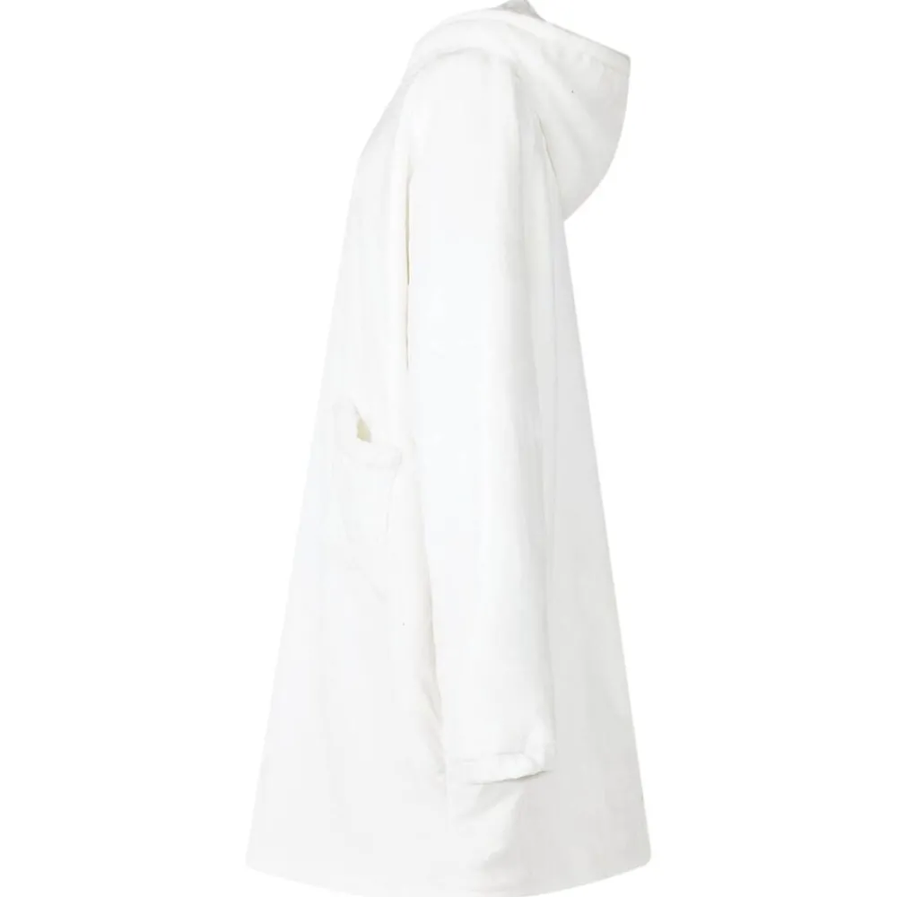 Kleding & Accessoires*vidaXL Deken hoodie M Fleece en Flanel Wit