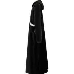 Kleding & Accessoires*vidaXL Deken hoodie M Fleece en Flanel Zwart