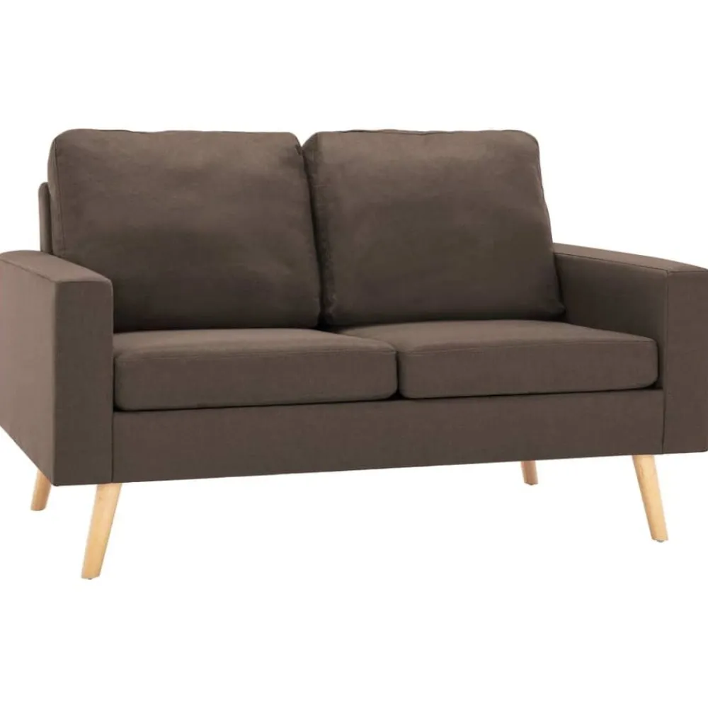 2-delig Bankstel stof>vidaXL Discount